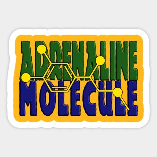 Adrenaline Molecule Sticker